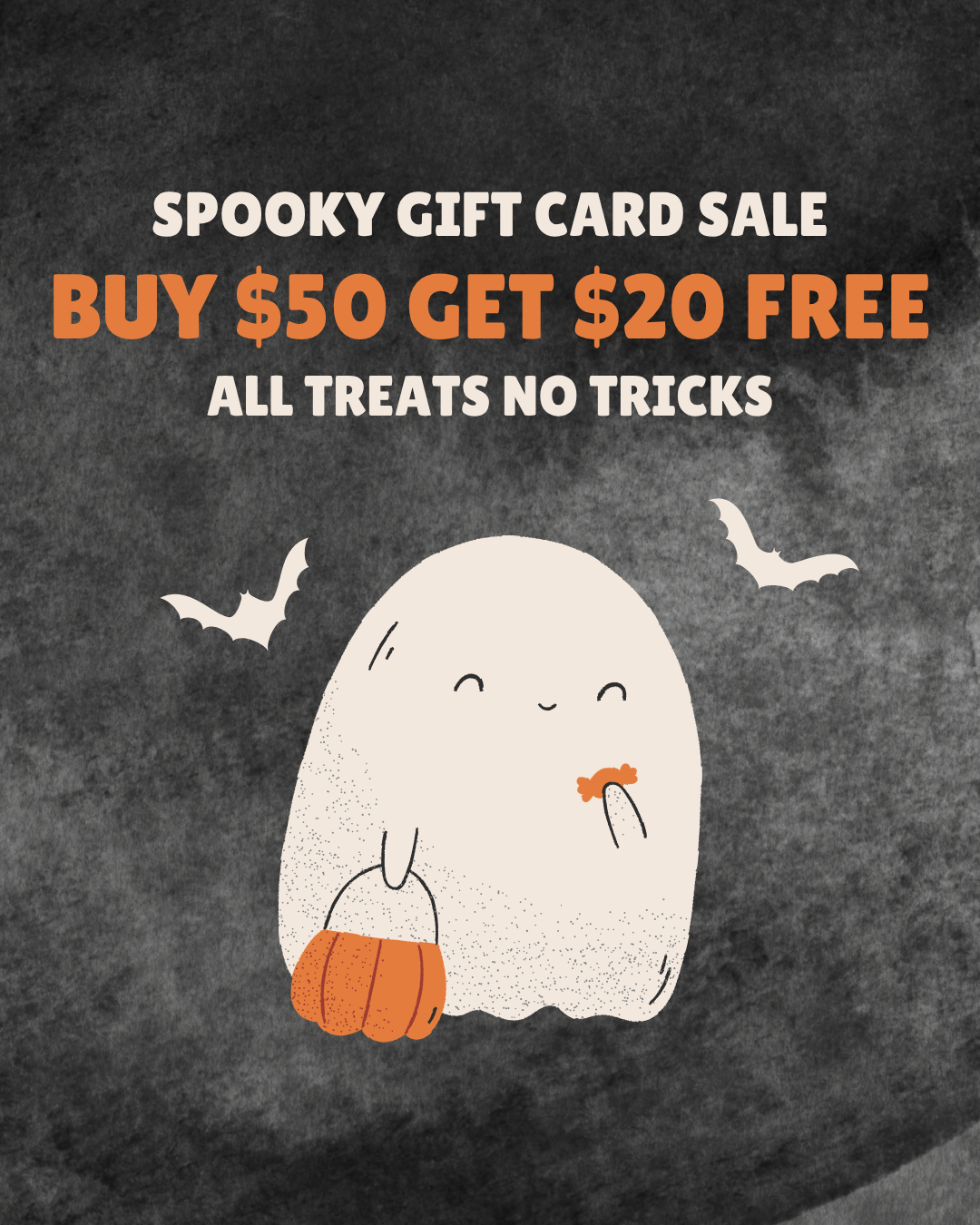 Spooky Gift Card Sale