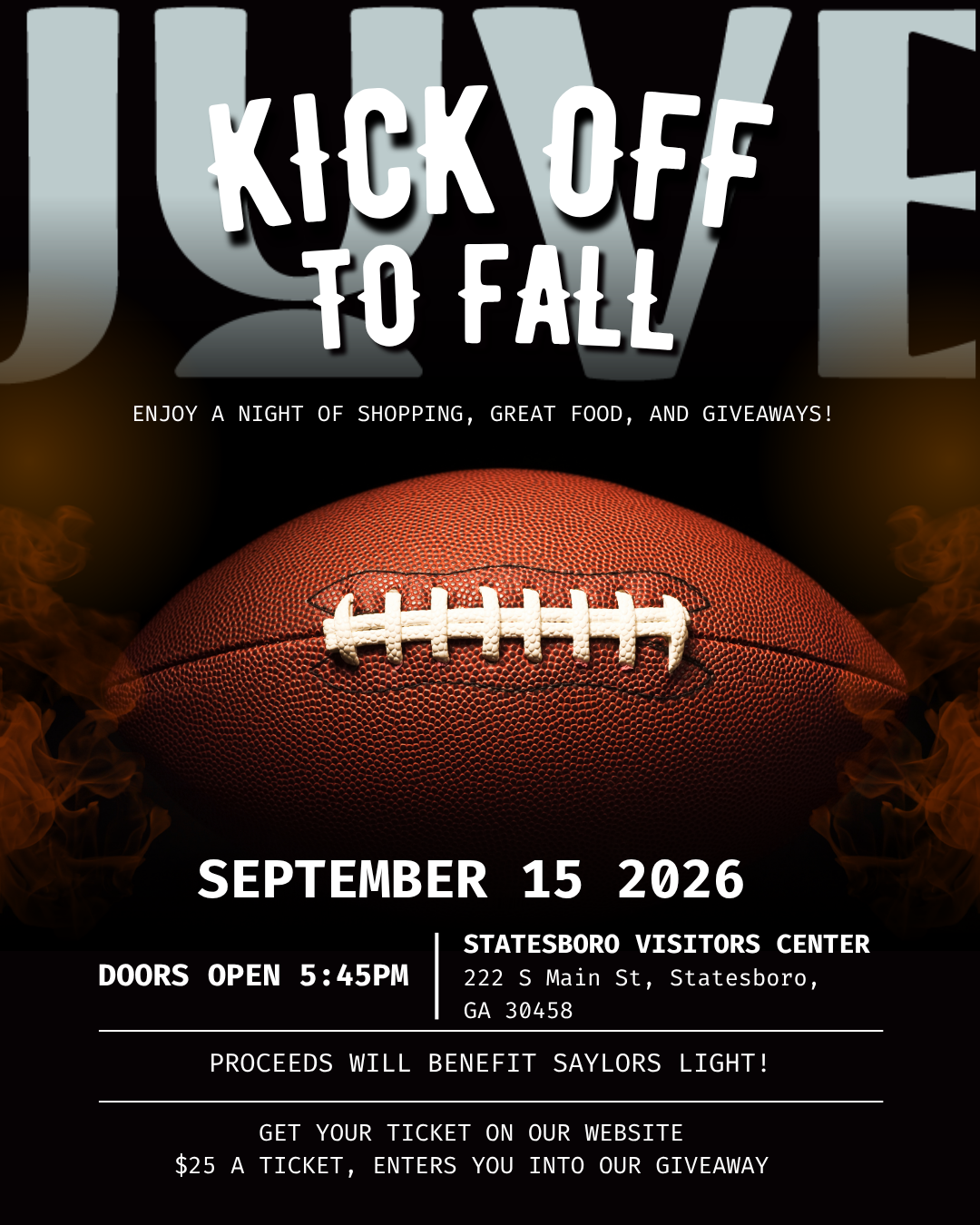 Kick Off to Fall Tickets